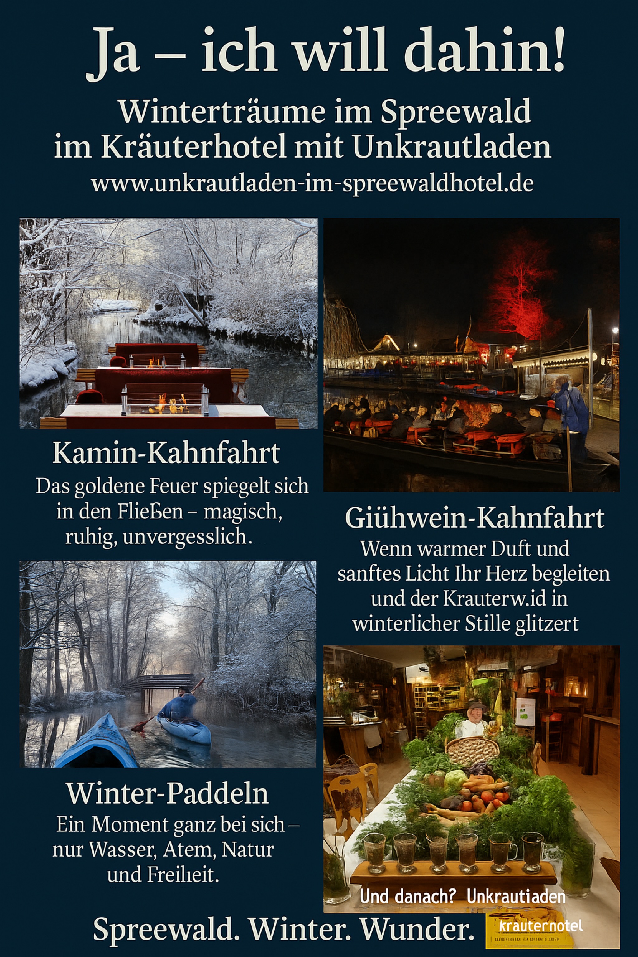 Drei Wege ins Winterglück: