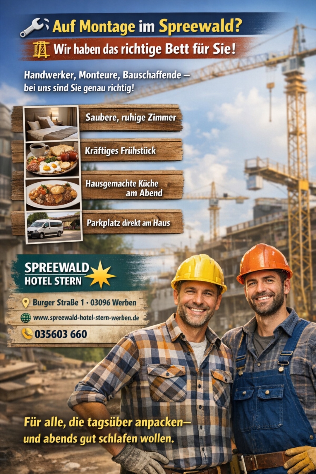 Auf Montage im Spreewald?